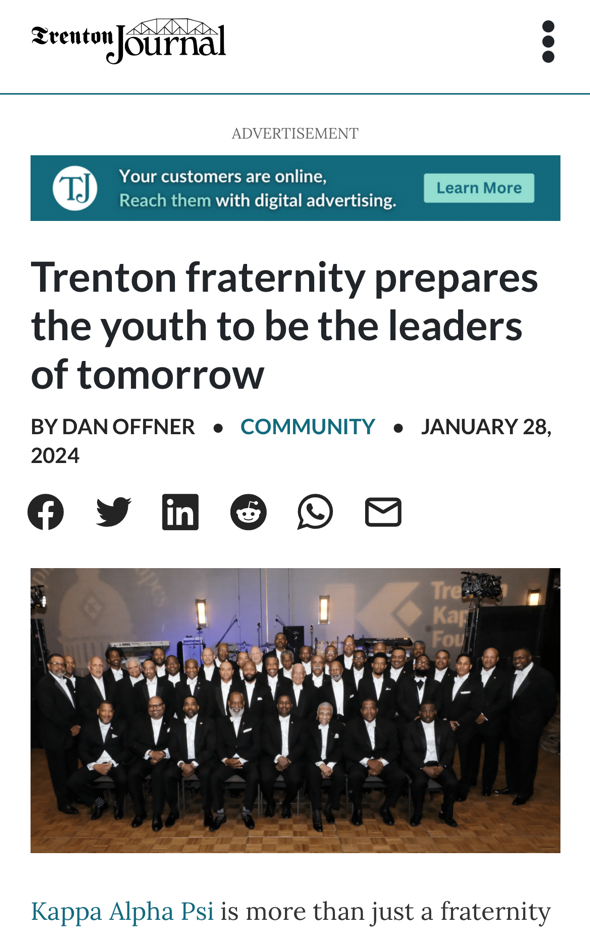 Trenton Journal Article