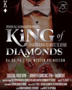 2024 Trenton KAPPA Foundation White Tie Affair - King of Diamonds @ The Westin Princeton
